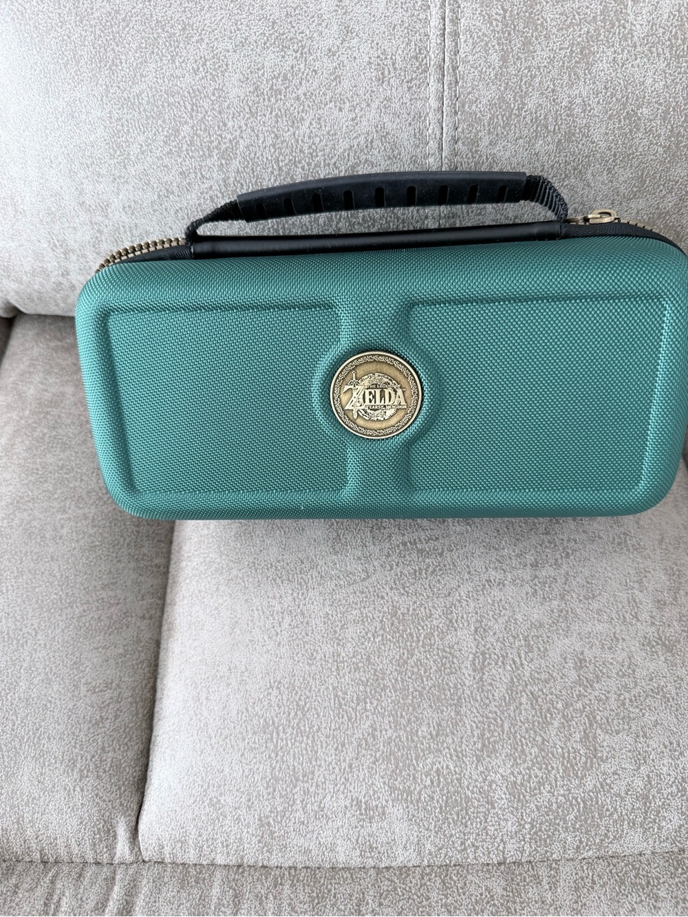 The Legend of Zelda Teal Travel Case for Nintendo Switch